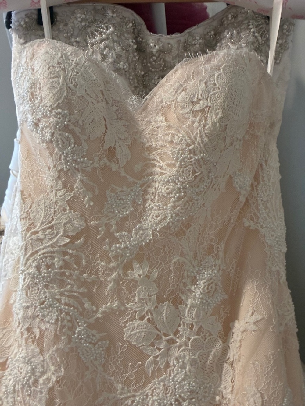EUC Blush Wedding Dress